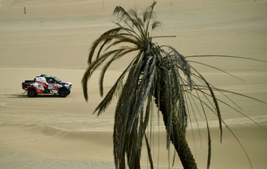 Villas-Boas at the 2018 Dakar Rally