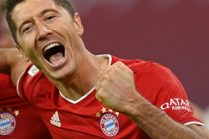 Lewandowski was voted FIFA's player of the year on Thursday