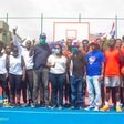 Ablekuma West MP, Ursula Owusu-Ekuful commissions basketball court in constituency