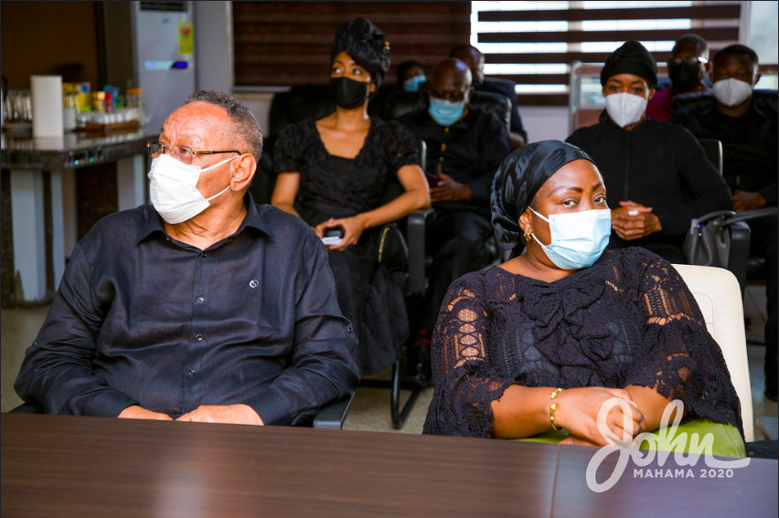 Photos: Rawlings’ family call on Mahama and NDC leadership