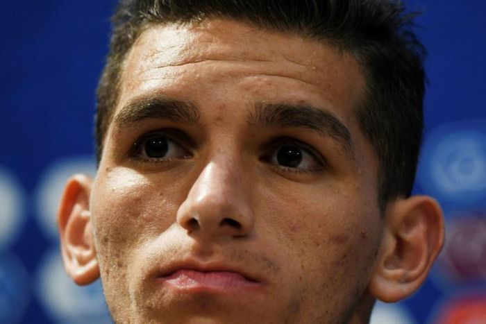 Lucas Torreira, pictured at the 2018 World Cup, says he's always wanted to play for Boca Juniors but the loss of his mother to Covid-19 has increased his desire to return closer to home