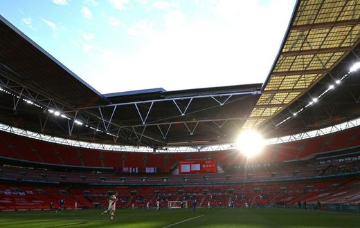 Wembley, where both semi-finals and the final of Euro 2020 will be played