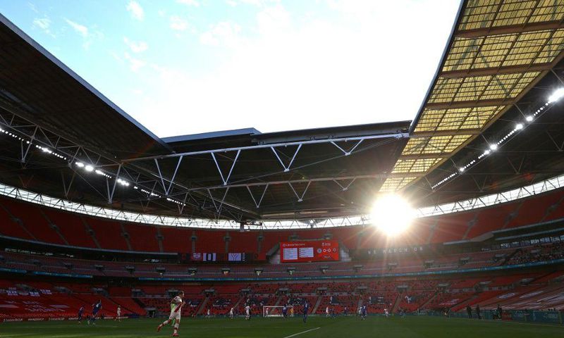 Wembley, where both semi-finals and the final of Euro 2020 will be played