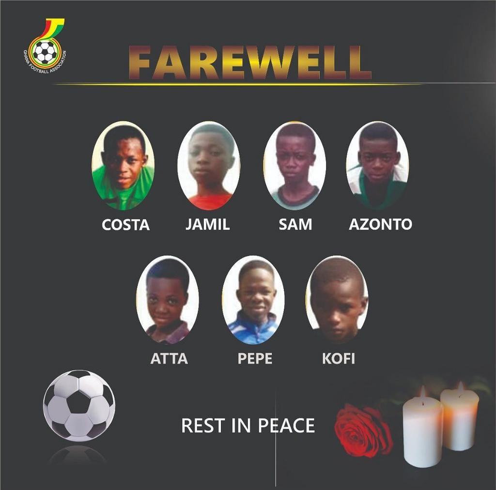 Offinso juvenile footballers who were involved in road accident