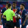 Neymar was sent off late on in PSG's 1-0 home defeat by title rivals Lille