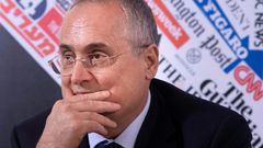 Lazio president Claudio Lotito has been banned for 12 months.