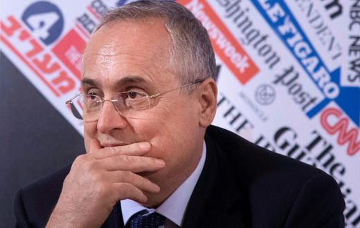 Lazio president Claudio Lotito has been banned for 12 months.