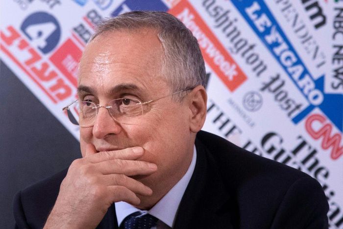 Lazio president Claudio Lotito has been banned for 12 months.