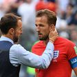 England manager Gareth Southgate with captain Harry Kane