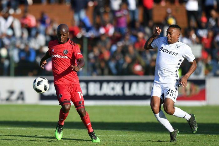 Lehlohonolo Majoro (R) scored for AmaZulu in a 5-1 triumph at Cape Town City  Wednesday in the South African Premiership.