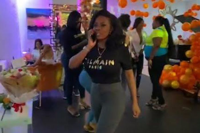 Nana Aba Anamoah holds champagne breakfast to mark birthday