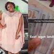 Tracey Boakye shows off stacks of dollars as she rents out her East Legon house