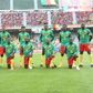 Hosts Cameroon pose before beating Zimbabwe in the opening match of the African Nations Championship in Yaounde.