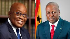 Nana Addo and John Mahama