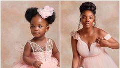 Simi and her daughter Adejare (Instagram/Simi)