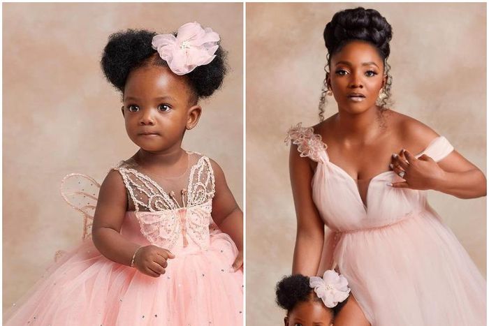 Simi and her daughter Adejare (Instagram/Simi)