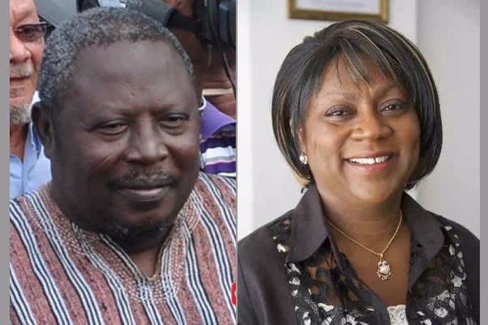 Valerie Sawyerr with Martin Amidu