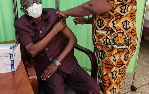 Photos: General Mosquito takes COVID-19 vaccine
