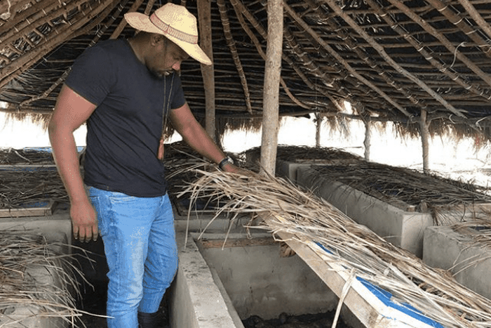John Dumelo flexes his knowledge in agriculture by defining ‘fish farming’