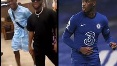 Video: King Promise forces Hudson-Odoi speak Twi as winger holidays in Ghana