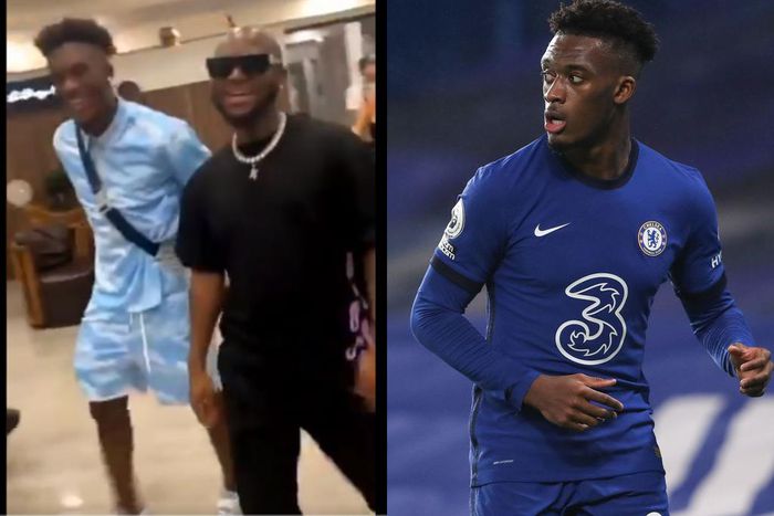 Video: King Promise forces Hudson-Odoi speak Twi as winger holidays in Ghana