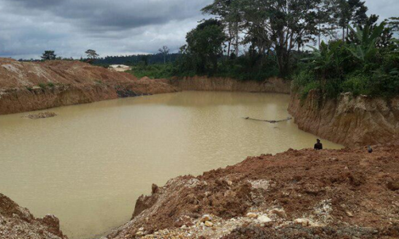 Galamsey: Two Chinese nationals arrested for mining at Patatwumso