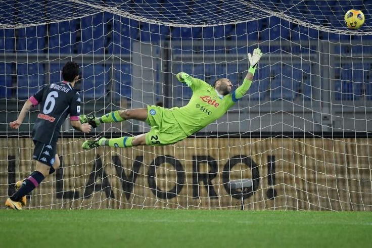 Napoli's Colombian goalkeeper David Ospina proved decisive against Atalanta.