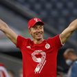 Robert Lewandowski and Bayern Munich celebrated winning a ninth consecutive Bundesliga title
