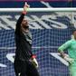 Liverpool goalkeeper Alisson Becker (left)dedicated his winning goal over West Brom to his late father