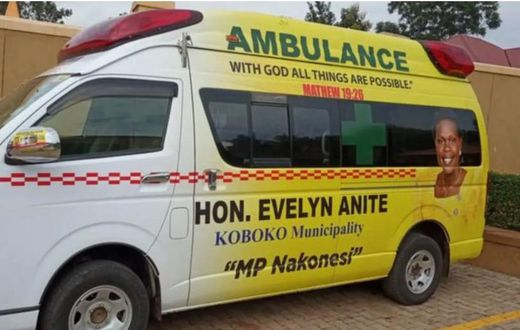 Ugandan Minister of Finance takes back ambulance from constituents after losing election