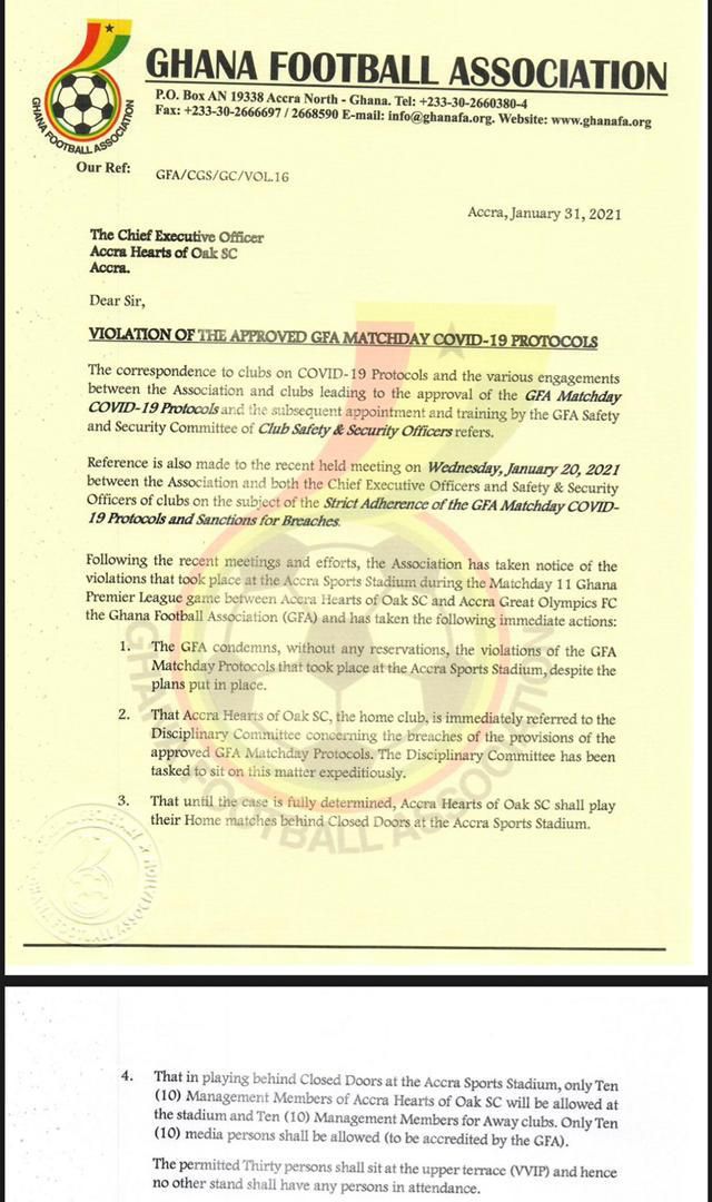 GFA Press Release on Heart of Oak