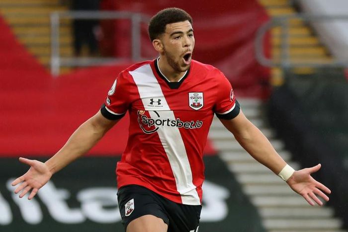 Southampton's Che Adams celebrates scoring against Sheffield United