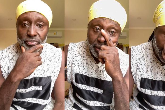 Reggie Rockstone in tears