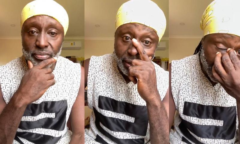 Reggie Rockstone in tears