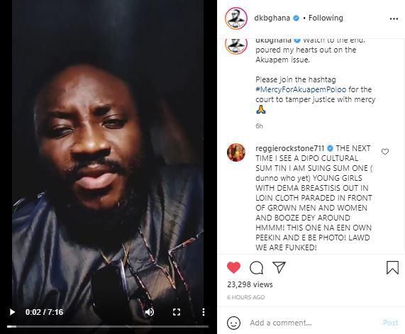 Reggie Rockstone to sue dipo culture practioners