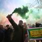 Manchester United fans called for the club's American owners, the Glazer family, to sell the club ahead of Sunday's Premier League clash with Liverpool