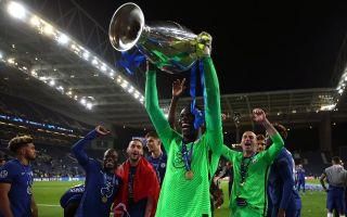 Edourd Mendy wins Champions League with Chelsea