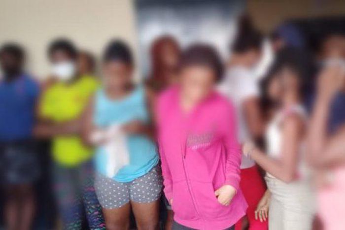 33 suspected sex workers arrested as Police swoop Pokuase at dawn
