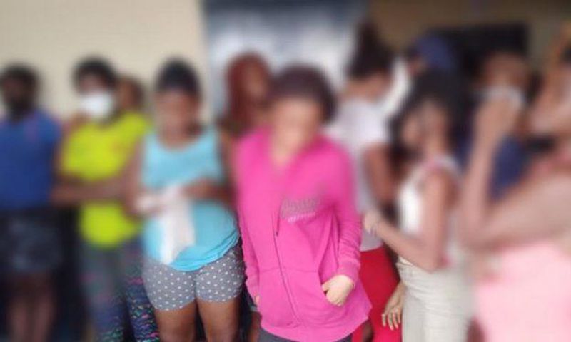 33 suspected sex workers arrested as Police swoop Pokuase at dawn