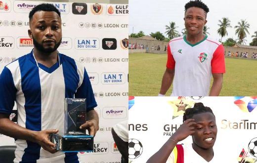 Gladson Awako, Diawisie Taylor and Salifu Ibrahim