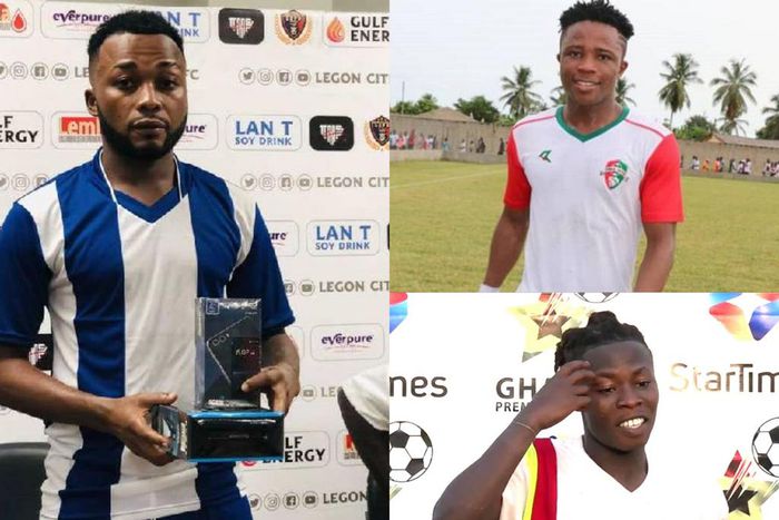 Gladson Awako, Diawisie Taylor and Salifu Ibrahim