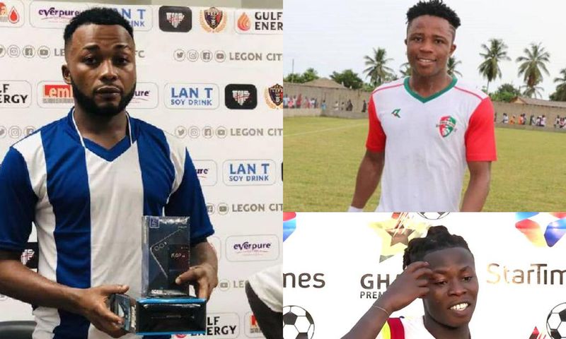 Gladson Awako, Diawisie Taylor and Salifu Ibrahim