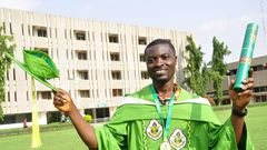 Cocaine pusher who became a shoeshine boy has graduated from KNUST