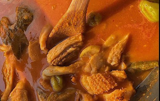 Light soup is a Ghanaian soup