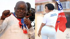 Nana Addo and Afia Schwarzenegger