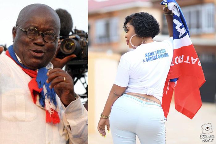 Nana Addo and Afia Schwarzenegger