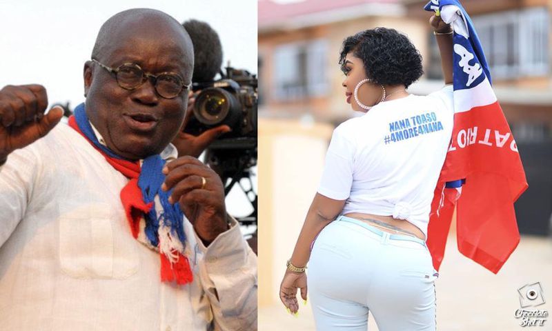Nana Addo and Afia Schwarzenegger