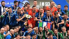 Inter Milan lifted the Serie A trophy for the 19th time and first since 2010