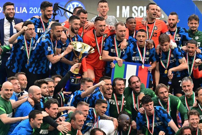 Inter Milan lifted the Serie A trophy for the 19th time and first since 2010