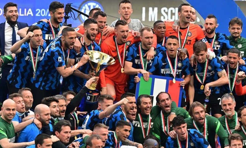 Inter Milan lifted the Serie A trophy for the 19th time and first since 2010
